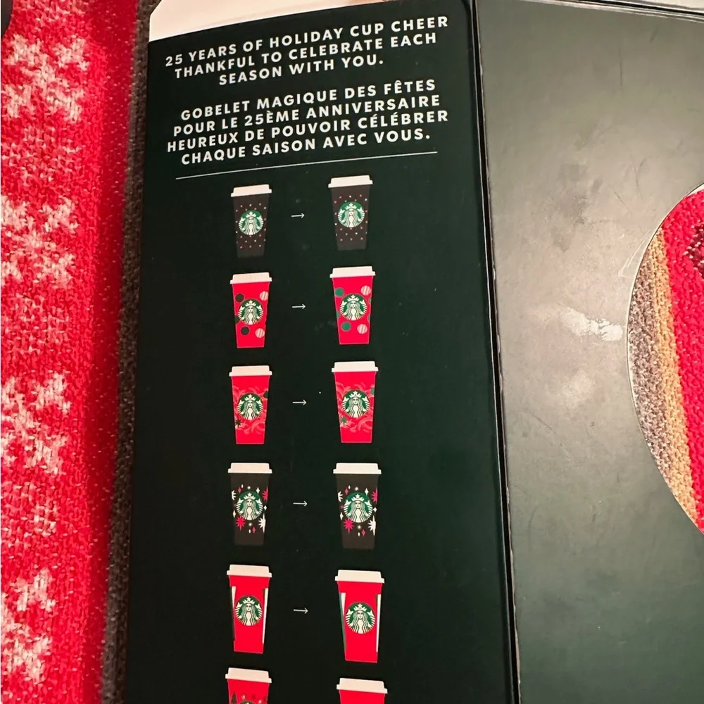 Starbucks Holiday Cup Reusable Collection (4 cups) - Color Change Design - Picture 3 of 4